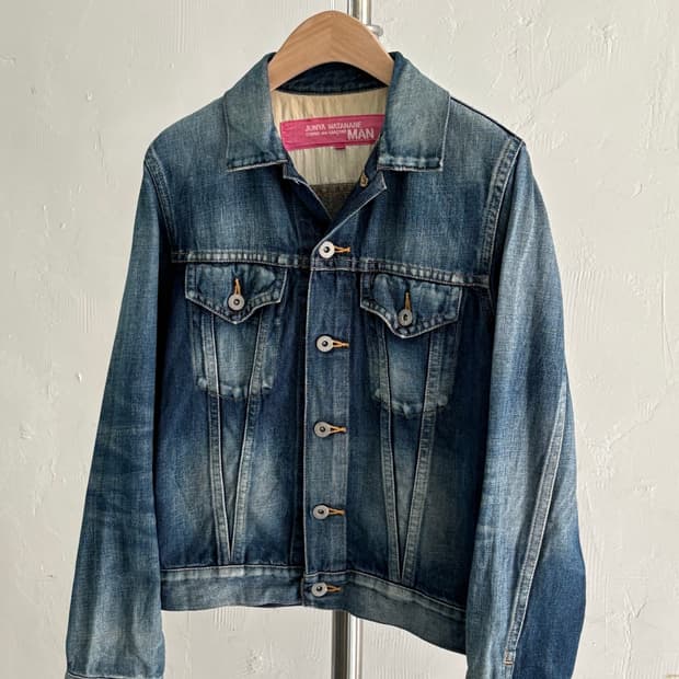Junya Watanabe Man 준야와타나베 맨 워시드 데님 자켓
