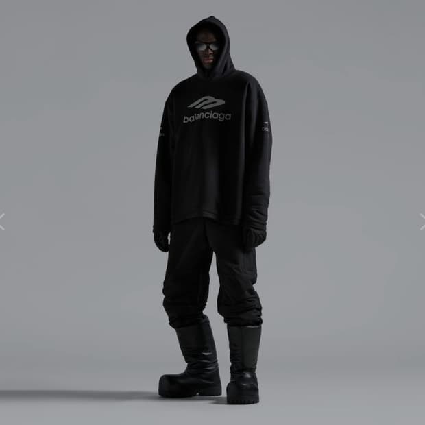 발렌시아가 알래스카 스키웨어 래더 하이부츠 블랙 39~40사이즈