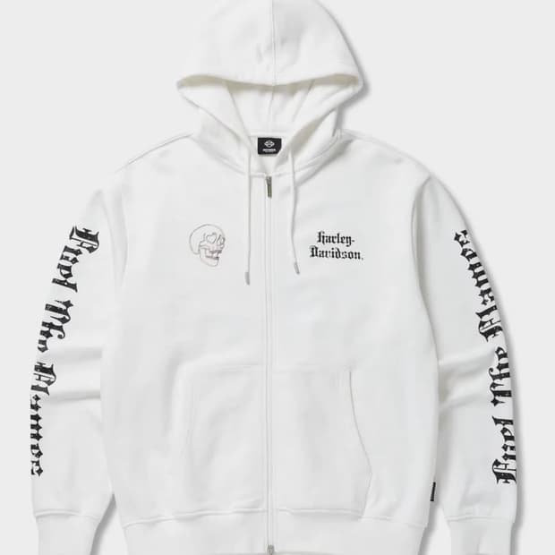 할리데이비슨 후드집업 L
