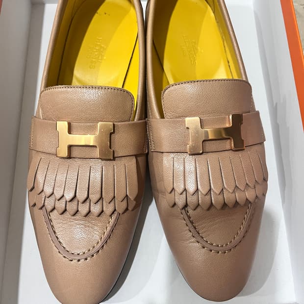 정품 에르메스 로얄로퍼 베이지 
