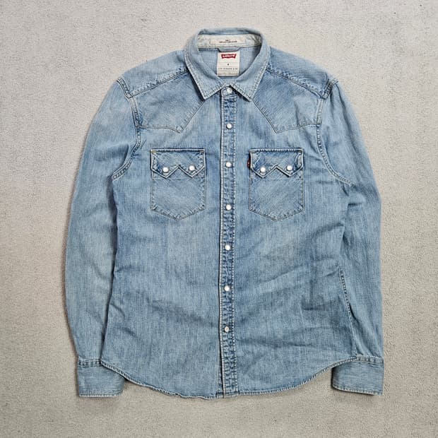 리바이스 웨스턴 데님 셔츠 M