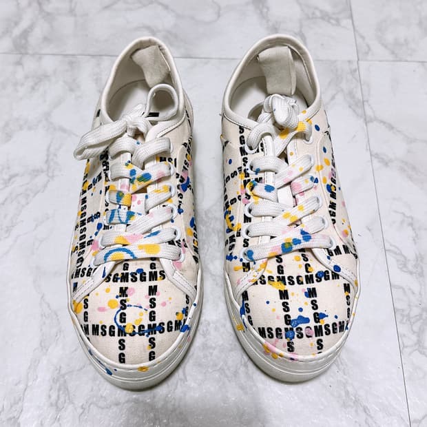 MSGM 페인팅 슈즈