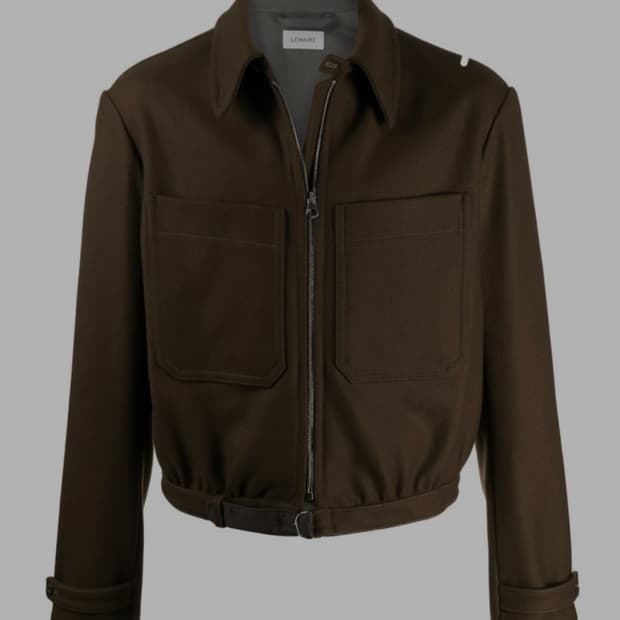 르메르 20fw 울 블루종 브라운 44사이즈 판매합니다. 집업 자켓