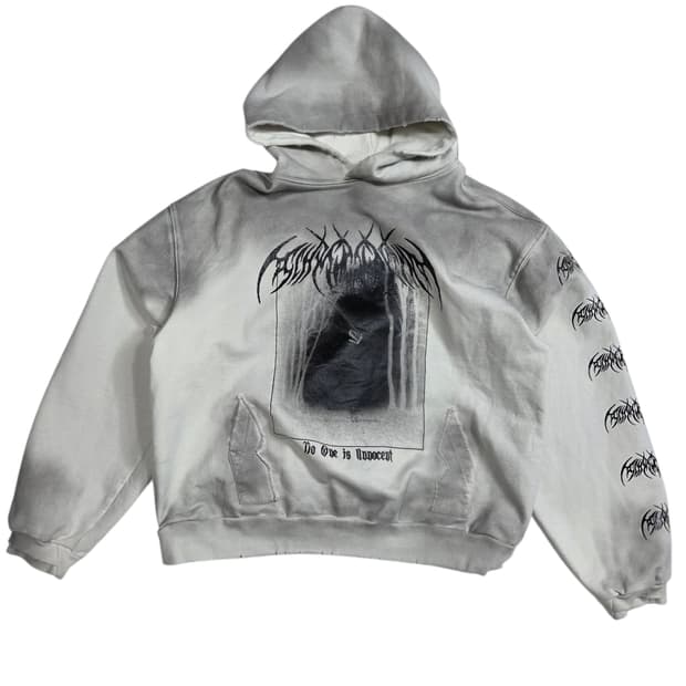 스키즘 인듀싱 워싱 후드티 M