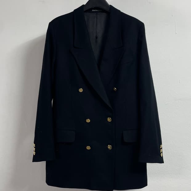버버리 우먼스 금장 더블 울 블레이저 (on.470)