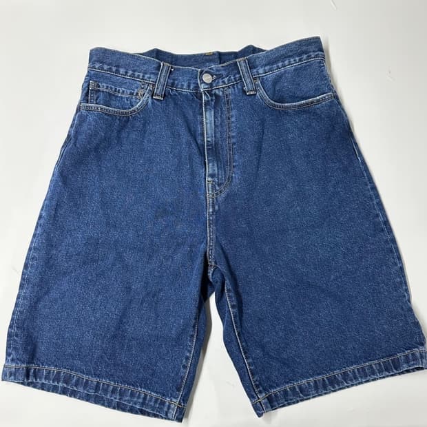 칼하트 랜든 데님 쇼츠 버뮤다