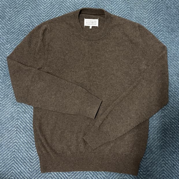 마르지엘라 브라운 캐시미어 니트 S 사이즈 (95-100)