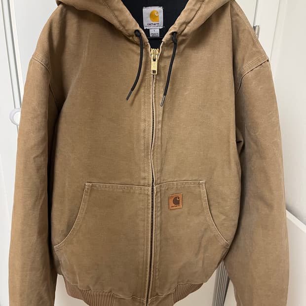 칼하트 J130 샌드스톤 액티브 자켓 L 