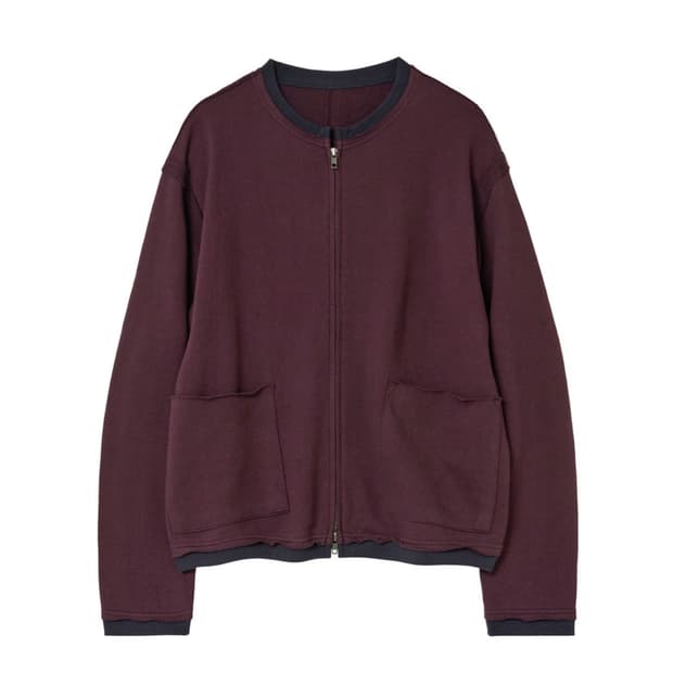 해칭룸 링거 가디건 퍼플