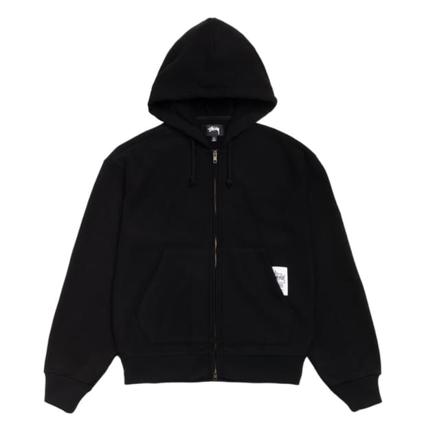 [S] 스투시 브라스 니트 후드 집업