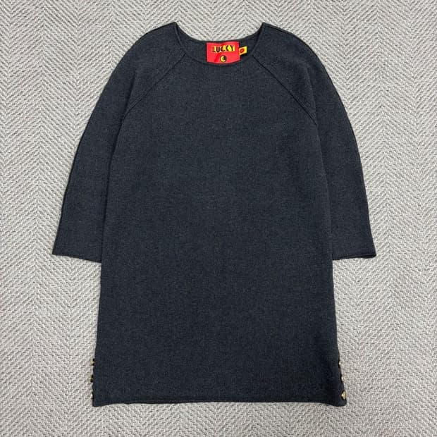 럭키슈에뜨 모직 원피스  v2082