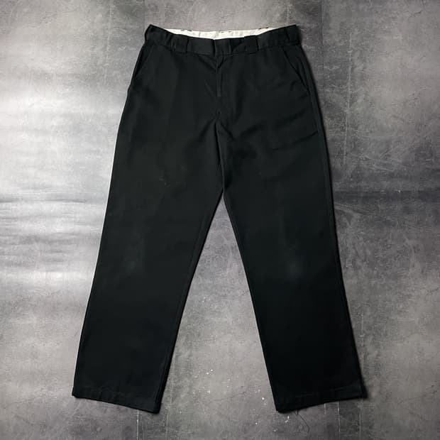 DICKIES 디키즈 빈티지 블랙 워크 팬츠 A00964