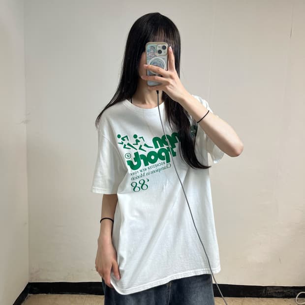 Champion White T-Shirt
