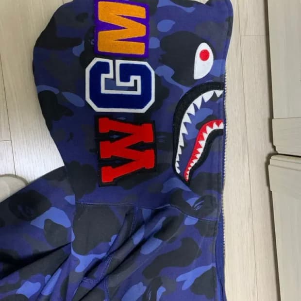 베이프 청계 샤크 후드집업 판매