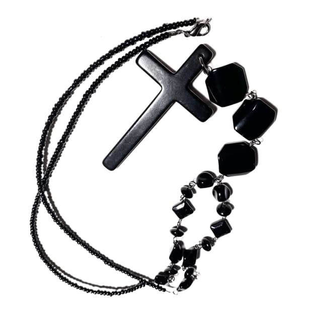 [신품]로자리오 크로스 목걸이