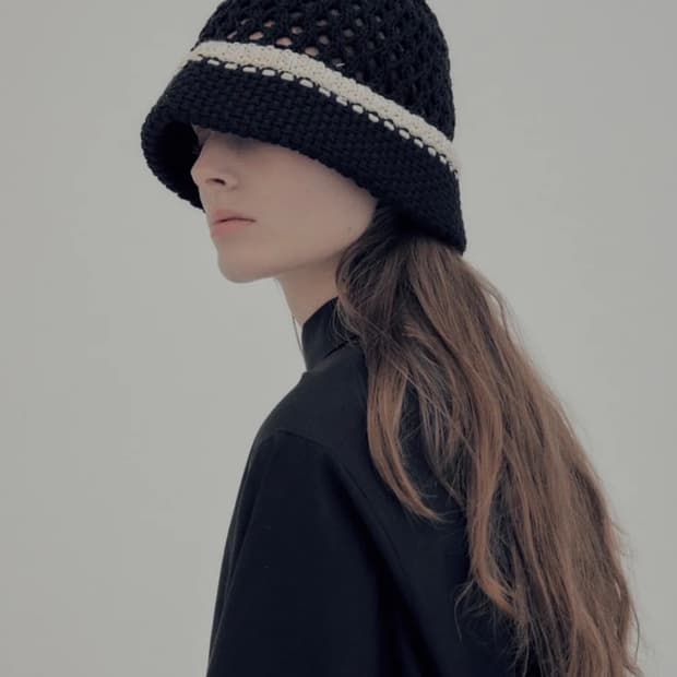 문선 허니콤브 니트 햇