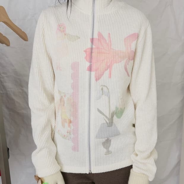 0milewear 니트 집업 구합니다 영마일 웨어