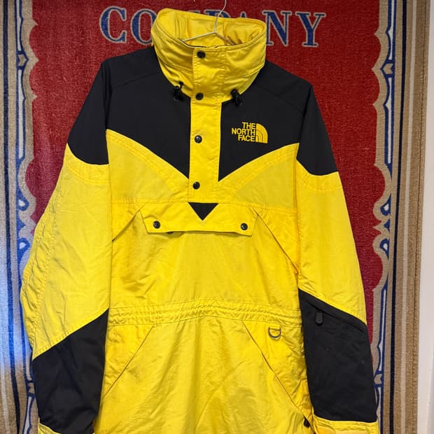 노스페이스 90‘s Mountain Anorak 옐로우/블랙 파카