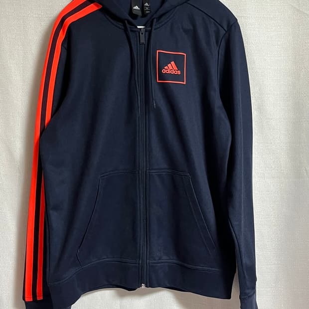 공용 아디다스 후드집업 후드티 XL