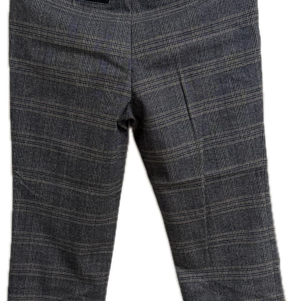 체크 빈티지 바지