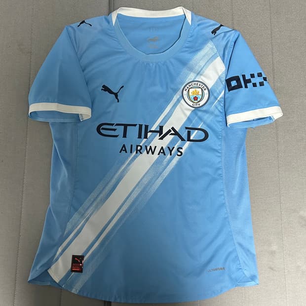 25/26 맨시티 홈 어센틱 유니폼