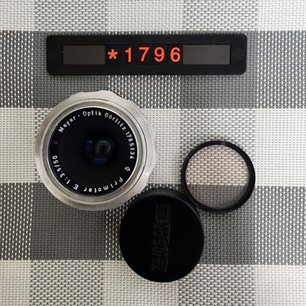 M42 마운트 마이어 50mm 마이크로 3.5 광각렌즈