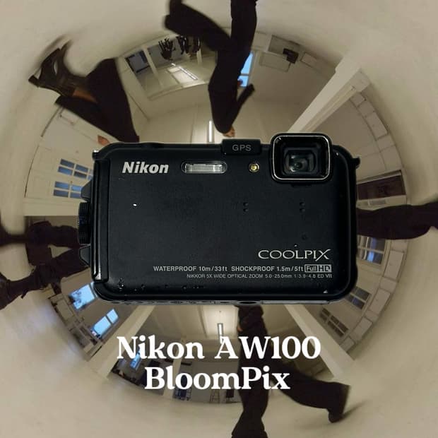 [희귀/바로사용] 니콘 쿨픽스 AW100 블래 희귀 디카