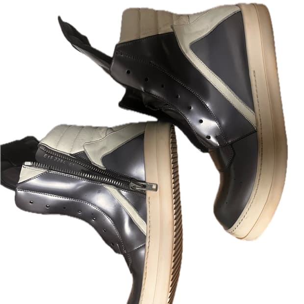 Geobasket dirty silver / milk