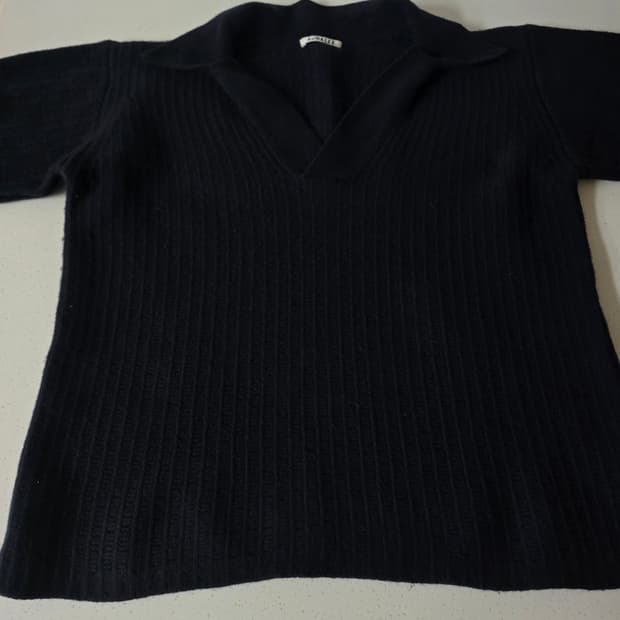 (4) 오라리 AURALEE 울 반팔