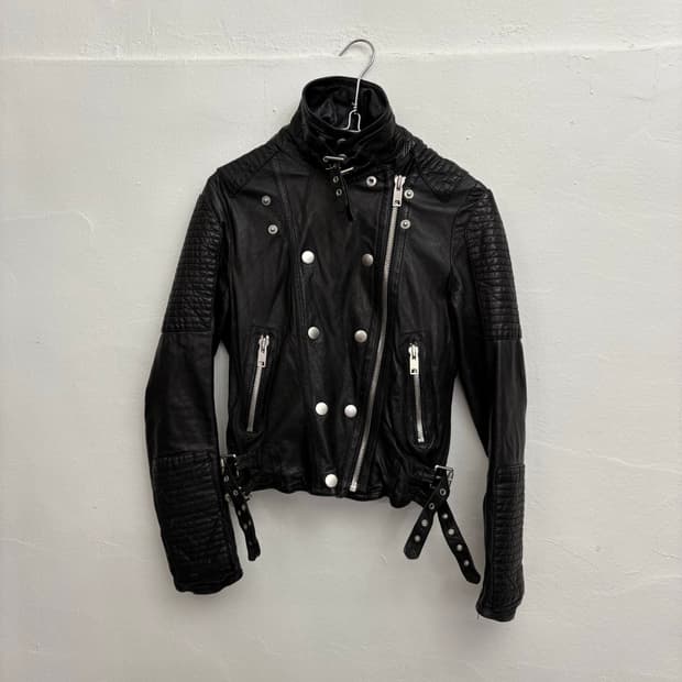 빈티지 가죽 자켓