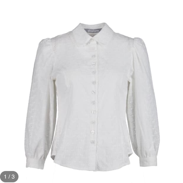 샬롬클럽 PILLOW BLOUSE WHITE 블라우스