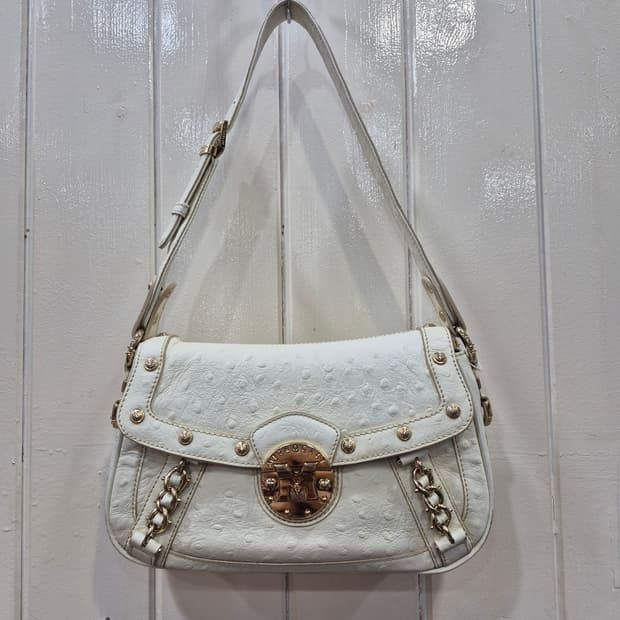 메트로시티 오스트리치 숄더백