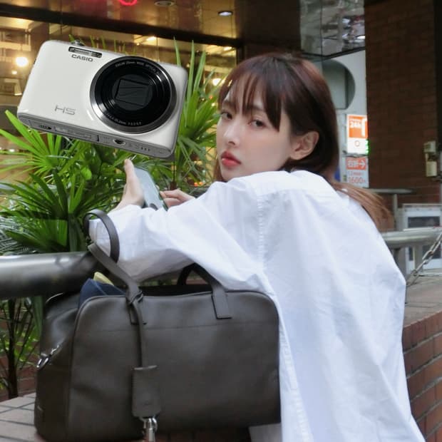 뽀용 빈티지 디카 풀 박스 카시오 엑슬림 ex-zr20