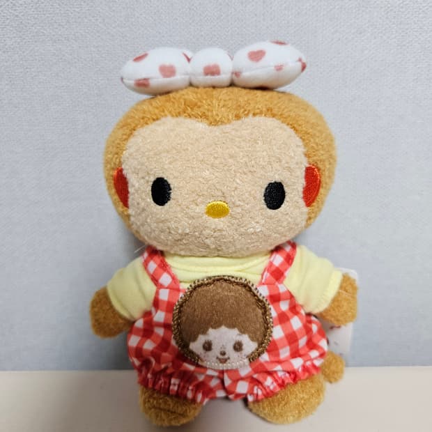헬로키티 몬치치 콜라보 봉제인형