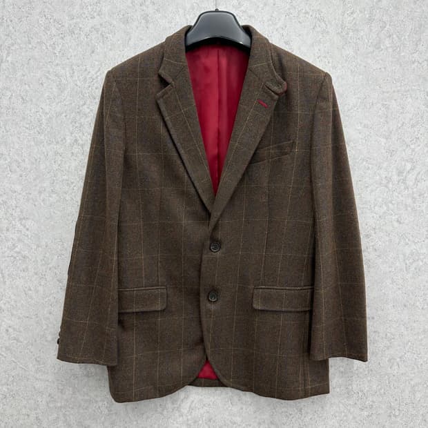 100 다니엘크레뮤 남자 울 블레이져 자켓