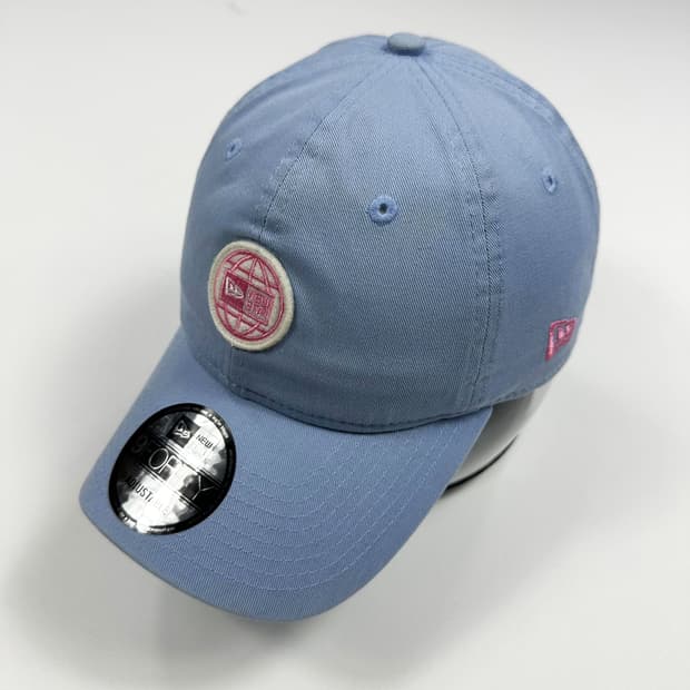 뉴에라 스카이 블루 패치 볼캡 모자