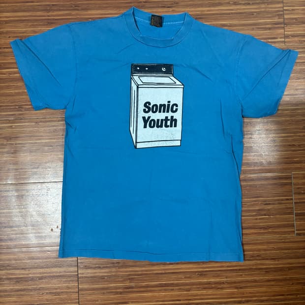 소닉유스 밴드 티서츠 L