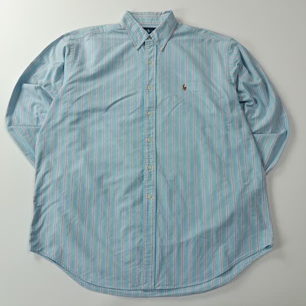 CA283 XL 폴로 90s 홍콩판 캔디스트라이프 셔츠 남방