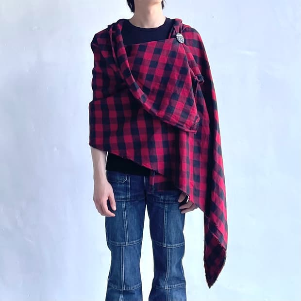 존로렌스설리반 체크 판초