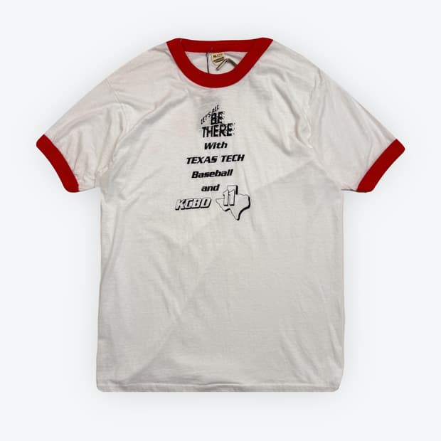 [XL] 80s USA BE THERE ringer crew neck