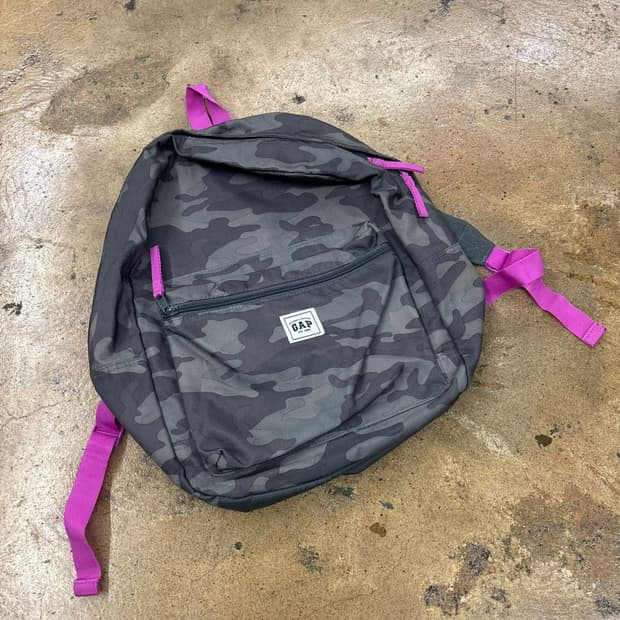 갭 카모 밀리터리 백팩 