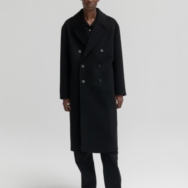 인사일런스 더블 롱 코트