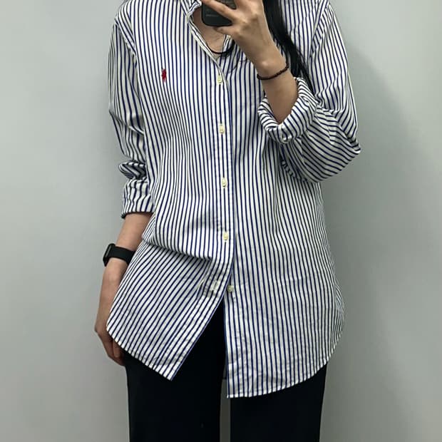 폴로 랄프로렌 스트라이프 옥스포드 셔츠