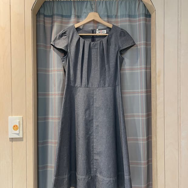 일본빈티지 셔링디테일 원피스