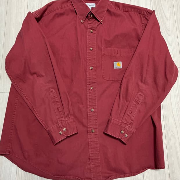 칼하트 버건디 셔츠
