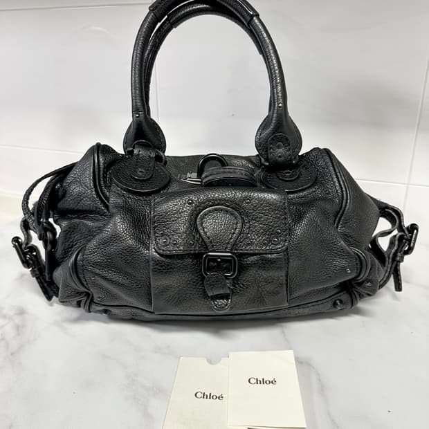 [A+ 정품] 끌로에 패딩턴백 올블랙