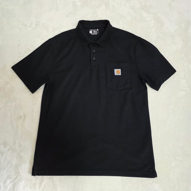 (M)칼하트 반팔 포켓 카라티