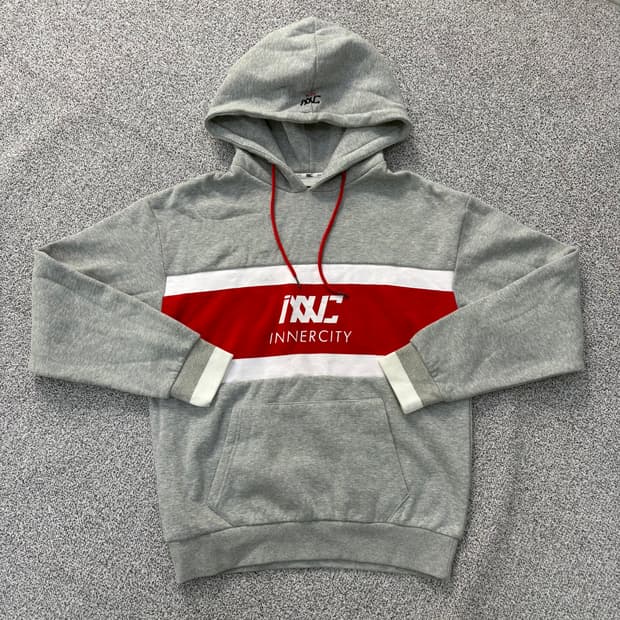 XL 이너씨티 배색 후드 티셔츠 긴팔티 0304J