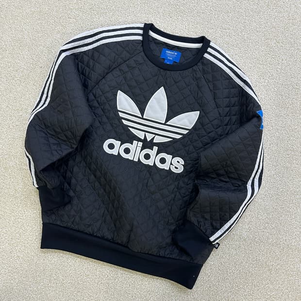 85 아디다스 퀄팅 맨투맨 0319D