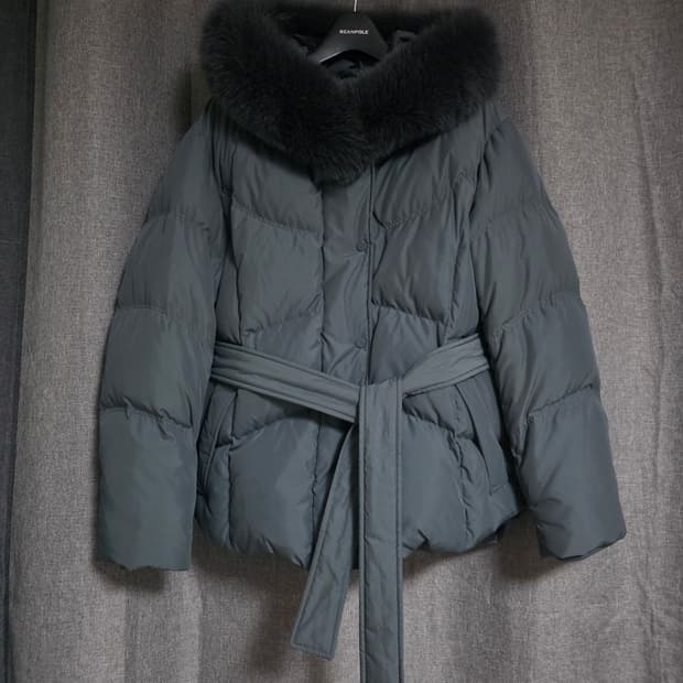 더아이잗 폭스퍼 구스다운 점퍼